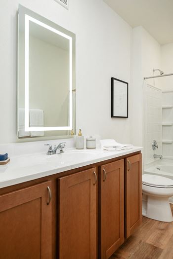 Built-in linen closets
